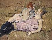 Henri de toulouse-lautrec The Sofa china oil painting artist